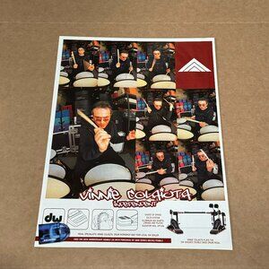 Vinnie Colaiuta - DW PEDALS - Print Advertisement